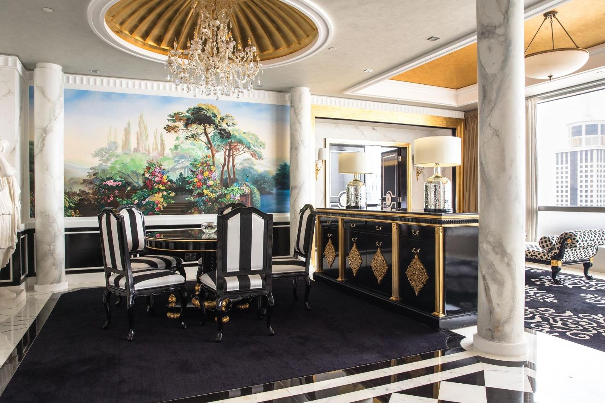 Presidential Suite Panoramic Skyline Views Airport Transfers Direct Connectivity to Museum of The Future Complimentary Signature Afternoon Tea Evening Sundowners Soft Refreshments Canapes